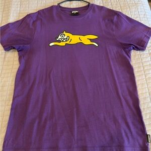 Billionaire Boys Club Purple Tee with Yellow Graphic
